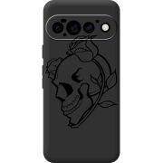 Чорний чохол BoxFace Google Pixel 11 Pro Skull and Roses