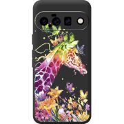 Прозорий чохол BoxFace Google Pixel 11 Colorful Giraffe