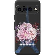 Чохол зі стразами для Google Pixel 11 Eiffel Tower