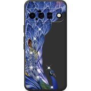 Чохол зі стразами для Google Pixel 11 Peafowl