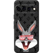 Чорний чохол BoxFace Google Pixel 11 looney bunny