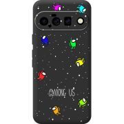 Чорний чохол BoxFace Google Pixel 11 Among Us Invisible