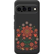 Чорний чохол BoxFace Google Pixel 11 Ukrainian Ornament