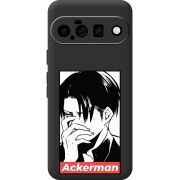 Чорний чохол BoxFace Google Pixel 11 Attack On Titan - Ackerman