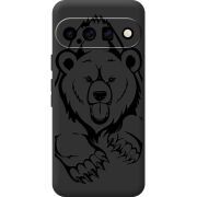 Чорний чохол BoxFace Google Pixel 11 Grizzly Bear