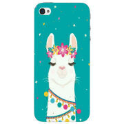 Чехол Uprint Apple iPhone 4 Cold Llama