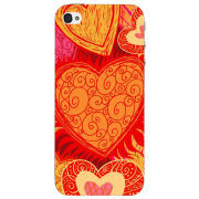 Чехол Uprint Apple iPhone 4 Warm Hearts