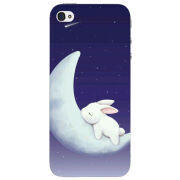 Чехол Uprint Apple iPhone 4 Moon Bunny