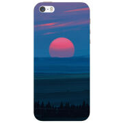Чехол Uprint Apple iPhone 5 Cold Red Light