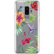 Прозрачный чехол Uprint Samsung G965 Galaxy S9 Plus Tropical