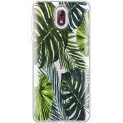Прозрачный чехол Uprint Nokia 3.1 Palm Tree
