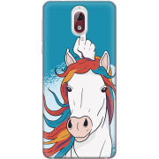 Чехол Uprint Nokia 3.1 Fuck Unicorn