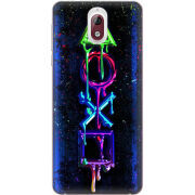 Чехол Uprint Nokia 3.1 Graffiti symbols