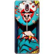 Чехол Uprint Nokia 3.1 Girl Pop Art