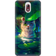 Чехол Uprint Nokia 3.1 White Tiger Cub