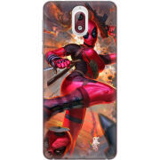 Чехол Uprint Nokia 3.1 Woman Deadpool