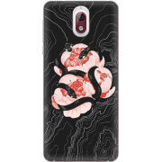 Чехол Uprint Nokia 3.1 Snake Rose