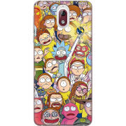 Чехол Uprint Nokia 3.1 Rick and Morty
