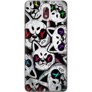 Чехол Uprint Nokia 3.1 Monster meow