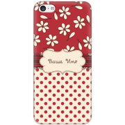 Чехол Uprint Apple iPhone 5C Именной Polka Dots