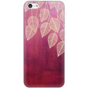 Чехол Uprint Apple iPhone 5C Gold Leaves