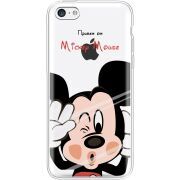 Прозрачный чехол Uprint Apple iPhone 5С Mister M