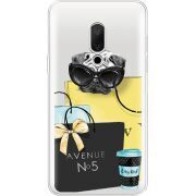 Прозрачный чехол Uprint Meizu 15 Fashion Pug