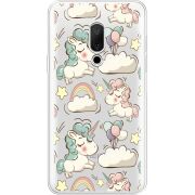 Прозрачный чехол Uprint Meizu 15 Unicorns