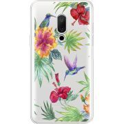 Прозрачный чехол Uprint Meizu 15 Tropical