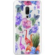Прозрачный чехол Uprint Meizu 15 Flamingo
