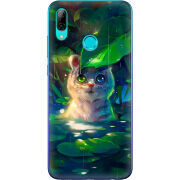 Чехол Uprint Huawei P Smart 2019 White Tiger Cub
