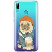 Прозрачный чехол Uprint Huawei P Smart 2019 Dog Coffeeman