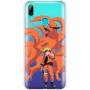 Прозрачный чехол Uprint Huawei P Smart 2019 Naruto and Kurama