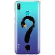 Прозрачный чехол Uprint Huawei P Smart 2019 Swan question