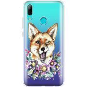 Прозрачный чехол Uprint Huawei P Smart 2019 Winking Fox
