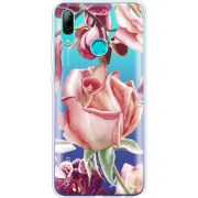 Прозрачный чехол Uprint Huawei P Smart 2019 Rose