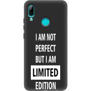 Черный чехол Uprint Huawei P Smart 2019 Limited Edition