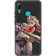 Черный чехол Uprint Huawei P Smart 2019 Happy Harley Quinn