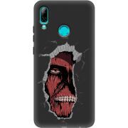 Черный чехол Uprint Huawei P Smart 2019 Нападение на Титана