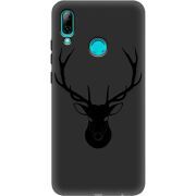 Черный чехол Uprint Huawei P Smart 2019 Deer