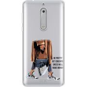 Прозрачный чехол Uprint Nokia 5 Motivation