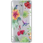 Прозрачный чехол Uprint Nokia 5 Tropical