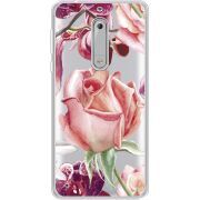 Прозрачный чехол Uprint Nokia 5 Rose