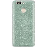 Чехол с блёстками Huawei Nova 2 Зеленый