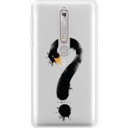 Прозрачный чехол Uprint Nokia 6 2018 Swan question
