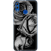 Чехол Uprint Honor 10 Lite Black and White Roses