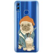 Прозрачный чехол Uprint Honor 10 Lite Dog Coffeeman