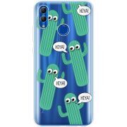 Прозрачный чехол Uprint Honor 10 Lite с 3D-глазками HIYA