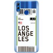 Прозрачный чехол Uprint Honor 10 Lite Ticket Los Angeles