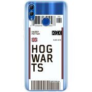Прозрачный чехол Uprint Honor 10 Lite Ticket Hogwarts